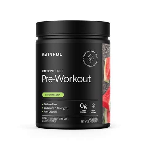 Pre Workout With No Caffeine