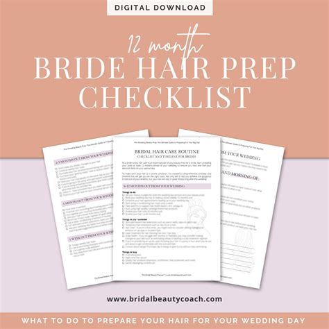 Pre-Wedding Hair Prep Essentials