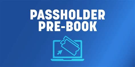 Pre-book tickets