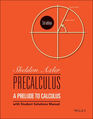Precalculus: A Prelude To Calculus 3rd Edition Highlights