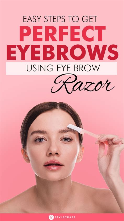 Precautions when using eyebrow razor