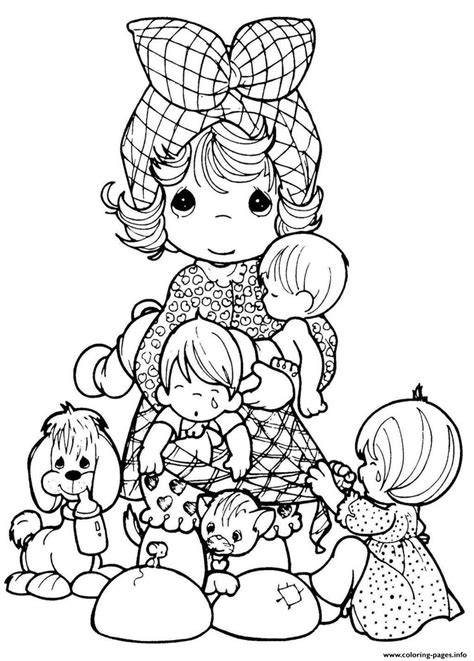 Precious Moments Coloring Page