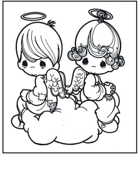 Precious Moments Coloring Pages Angel