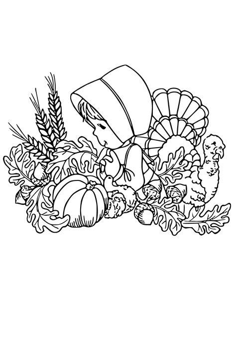 Precious Moments Thanksgiving Coloring Pages