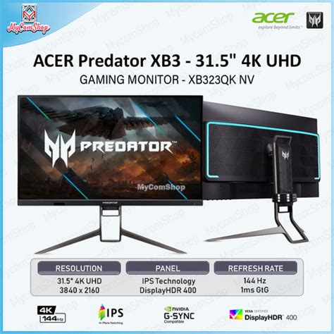 Predator XB323QK NV Gaming Monitor