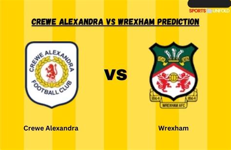 Prediksi Skor Crewe Alexandra vs Wrexham
