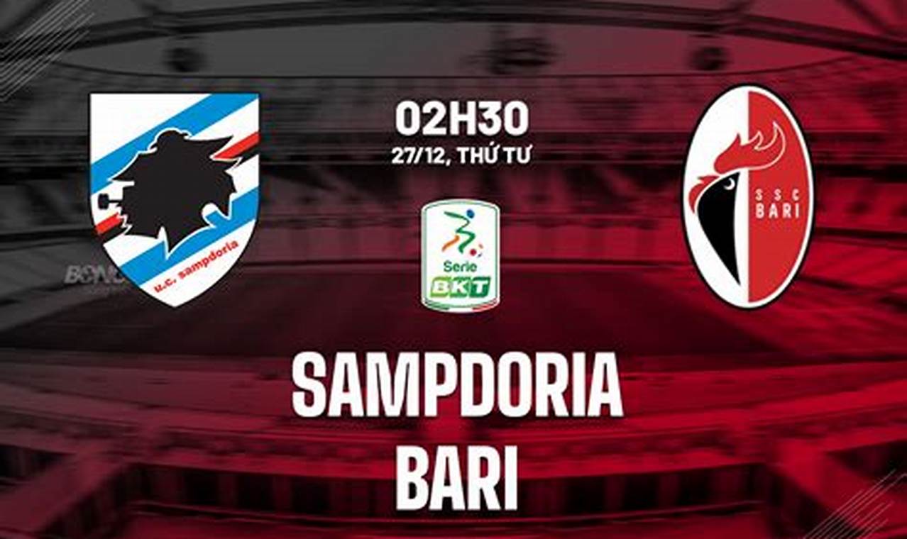 Prediksi Jitu Skor AS Bari vs Sampdoria, Panduan Akurat!