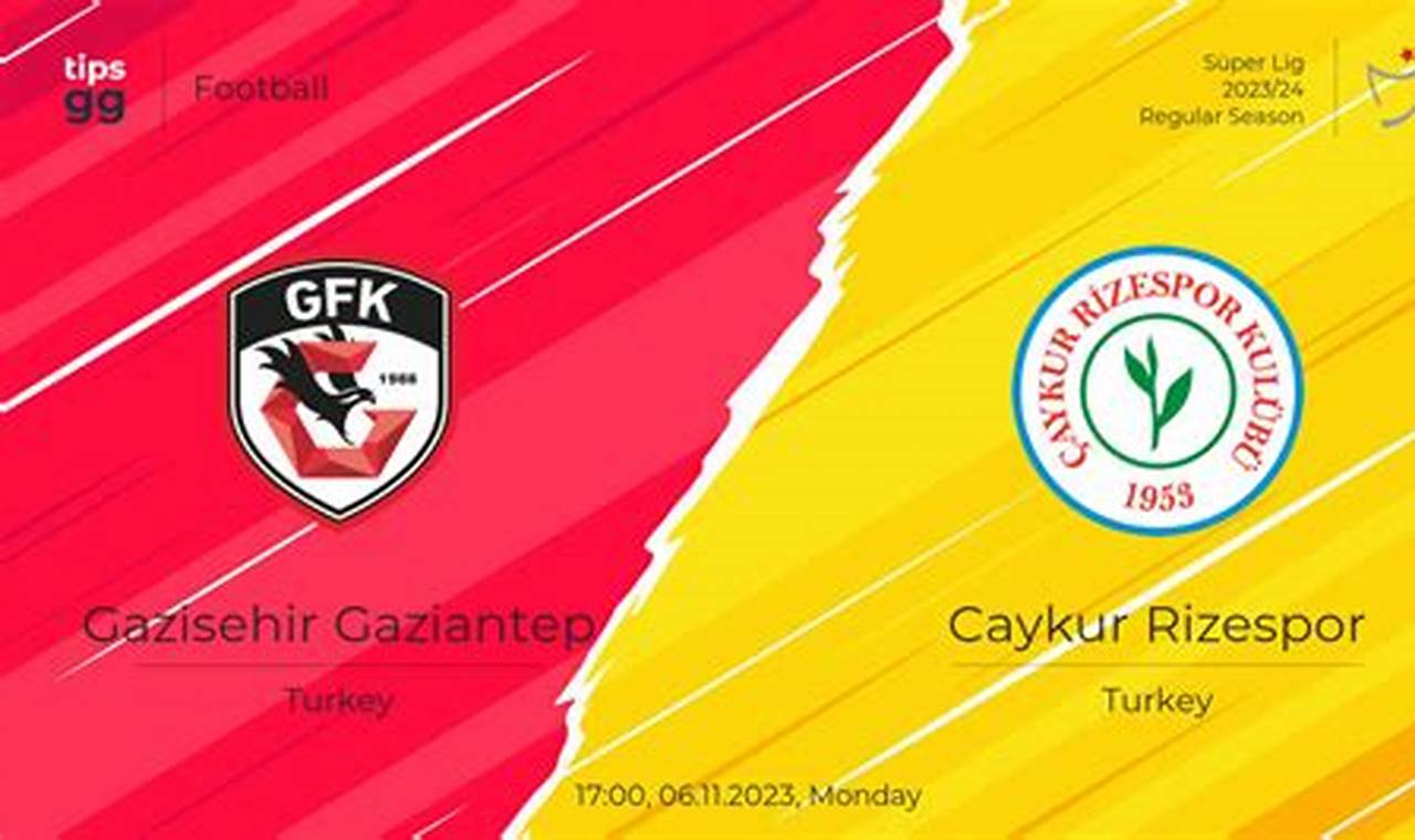 Prediksi Skor Caykur Rizepor Vs Gaziantep