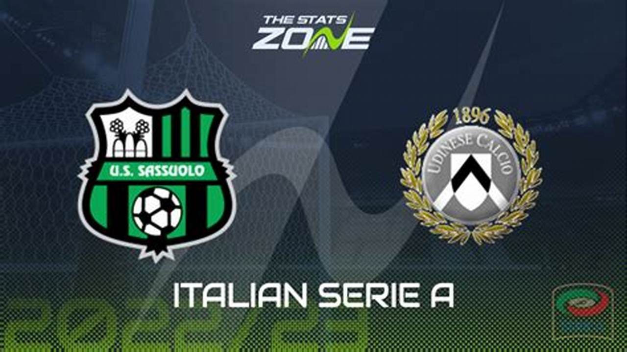 Prediksi Jitu: Sassuolo vs Udinese, Liga Italia 2024