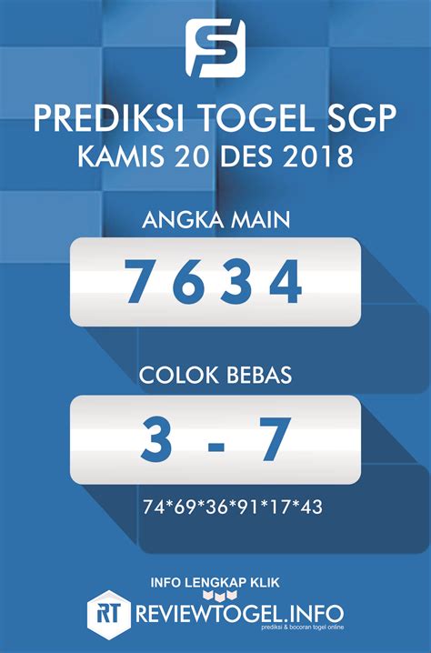 Prediksi Angka SGP