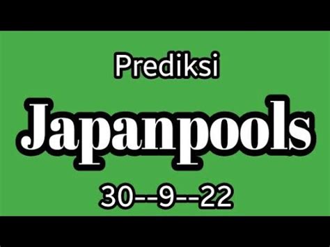 Prediksi Japanpools