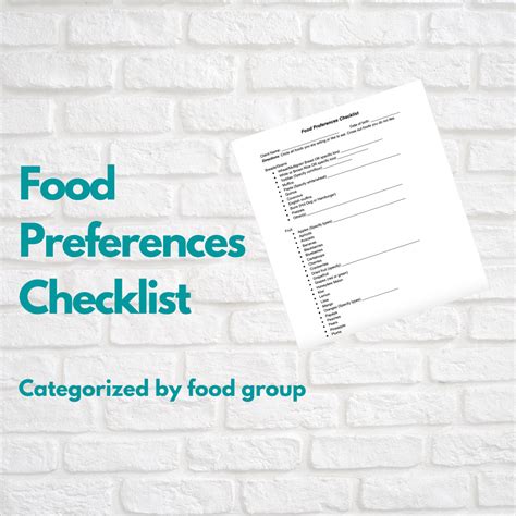 Preferences for Food