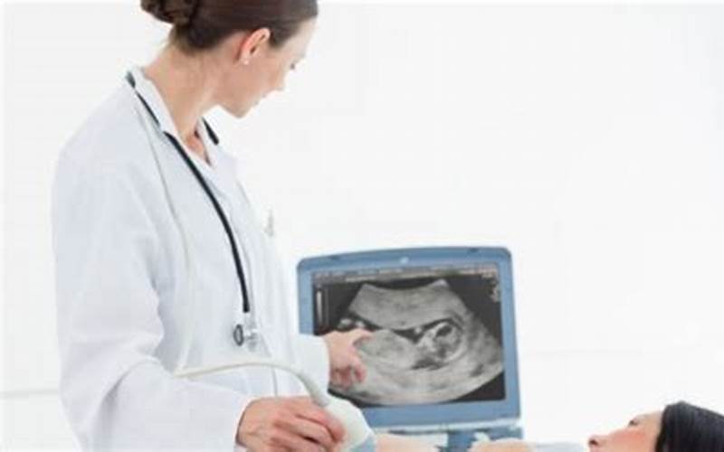 Pregnant Woman At Doctor