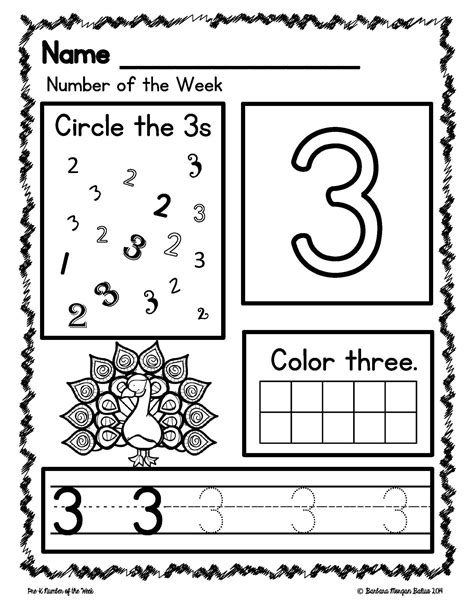 Prek Worksheets Free Printable