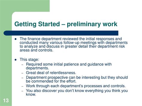 Preliminary Tests: Getting Started