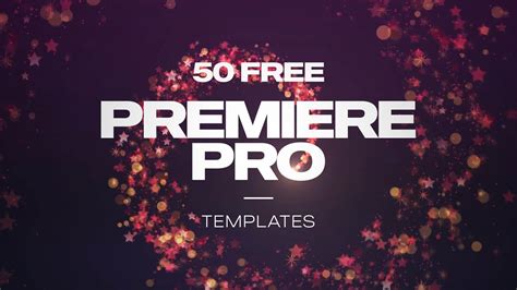 Premiere Pro Templates Free Download