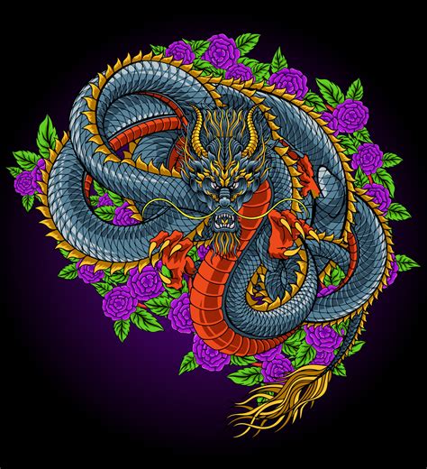 Premium Dragon Drawing Backgrounds