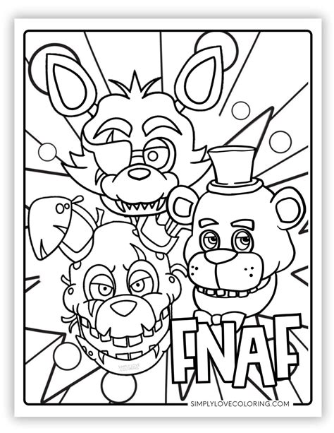 Premium FNaF Coloring Books