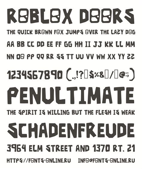 Premium Fonts - Roblox