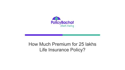 Premium For 25 Lakhs Term Insurance