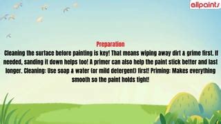 Preparation is Key: Cleaning and Priming