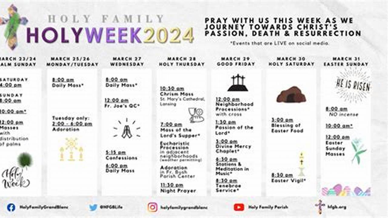 Preparing For Holy Week 2024
