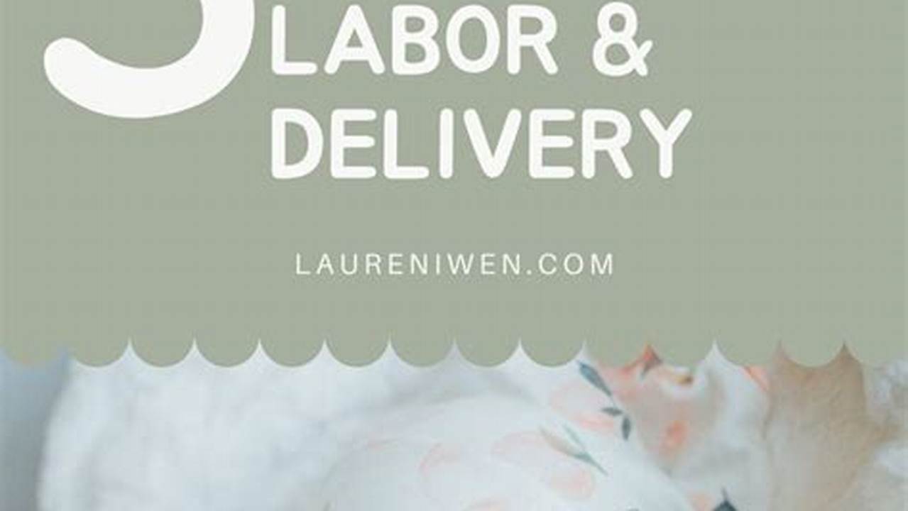 Preparing For Labor And Delivery, Calender Template