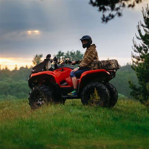 Preparing for quad biking