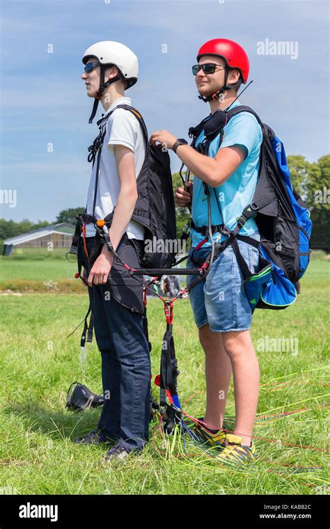 Preparing For Tandem Paragliding