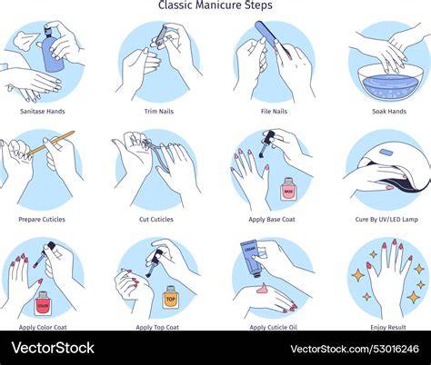 Preparing Nails for Manicure