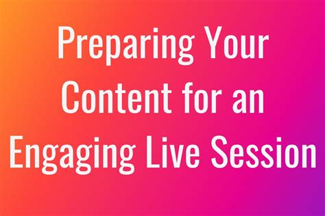 Preparing Your Content