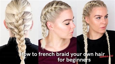 Preparing Your Hair for a French Braid