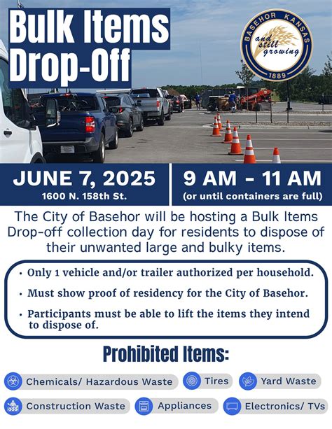 Preparing Your Items for Drop-Off