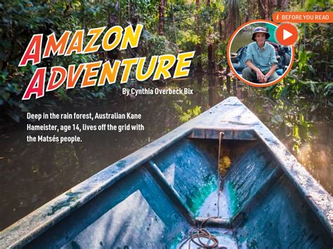 Preparing for Amazon Adventure