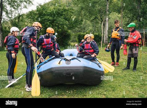 Preparing for Rafting Trip