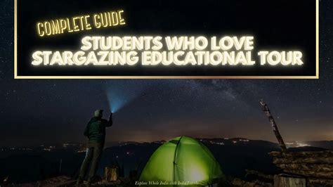 Preparing for Stargazing Tour