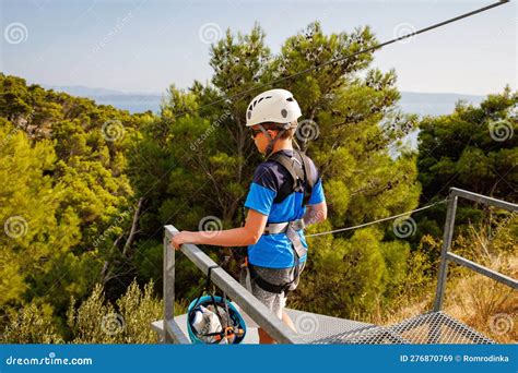 Preparing for Zipline Adventure