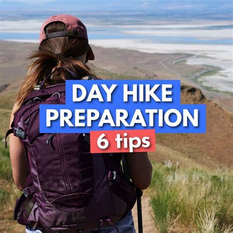 Preparing for hiking