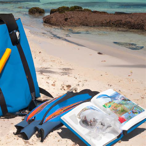 Preparing for snorkeling