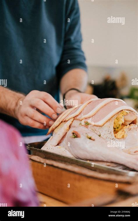 Preparing the Bacon and Ham