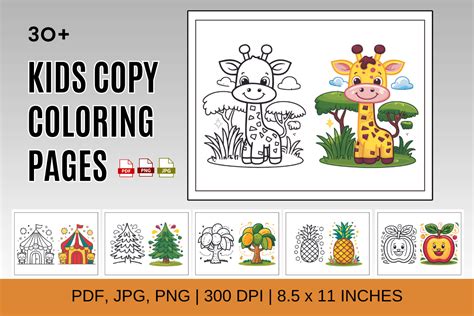 Preparing the Paper for Your Copy Coloring Pages