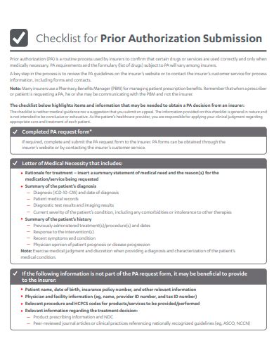 Preparing the Perfect Prior Authorization Submission