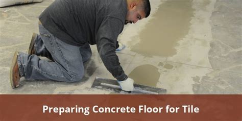 Preparing the Tile