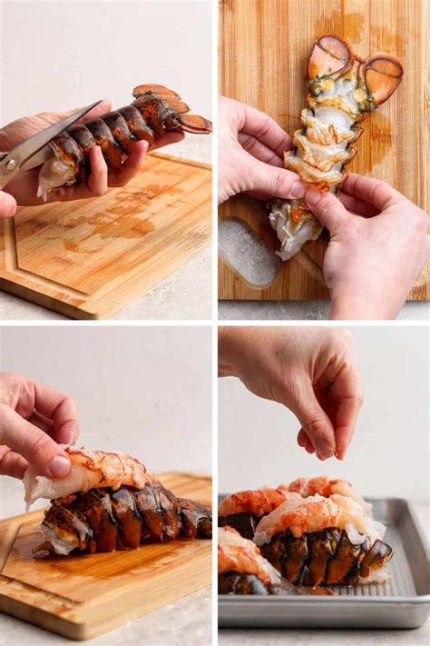 Prepping the Lobster Tails
