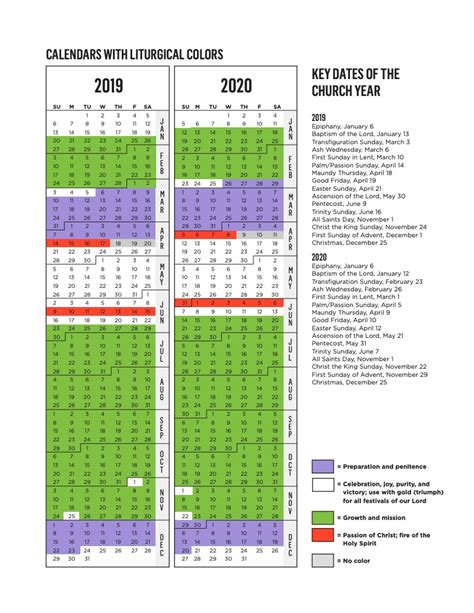 Presbyterian Liturgical Calendar 2024