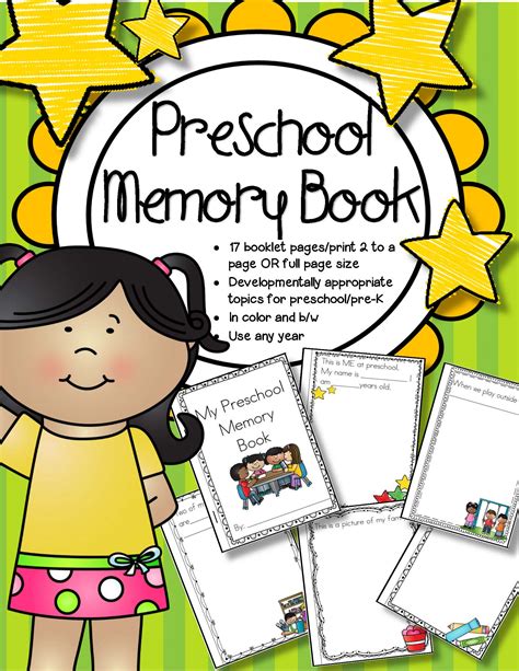 Preschool Memory Book Planning Playtime