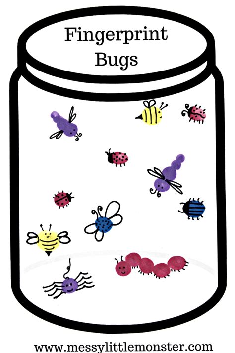 Preschool Bug Jar Printable