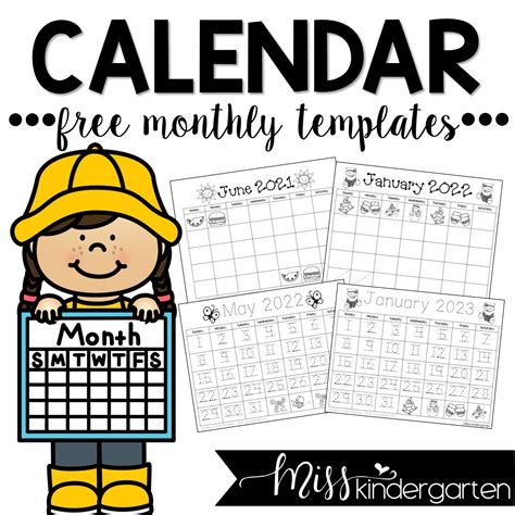 Preschool Calendars Printable Free