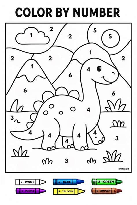 Preschool Color By Numbers