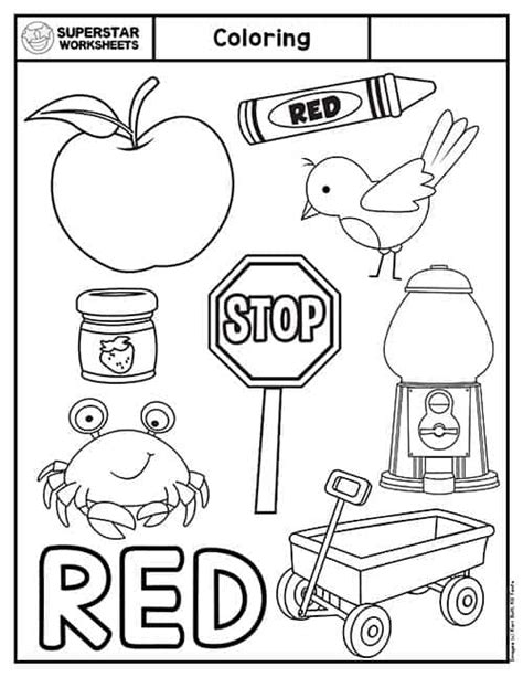 Preschool Coloring Worksheets For Kindergarten Pdf